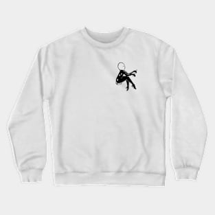 Sleep travel (black ink) Crewneck Sweatshirt